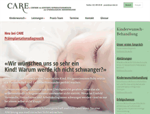 Tablet Screenshot of care-biel.ch